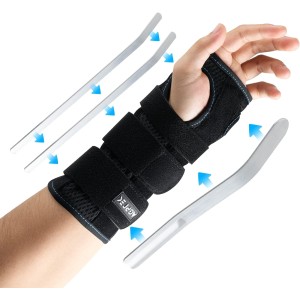 AGPTEK Muñequera Tendinitis Muñeca con 3 Férulas A