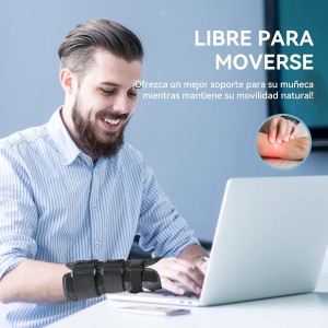 AGPTEK Muñequera Tendinitis Muñeca con 3 Férulas A