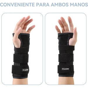 AGPTEK Muñequera Tendinitis Muñeca con 3 Férulas A