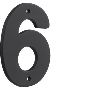 Señal de Número 6 de Casa - 127mm