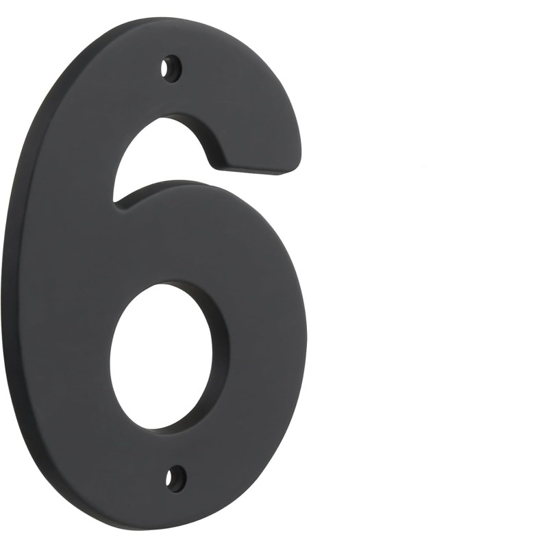 Señal de Número 6 de Casa - 127mm