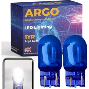 Argo 2 bombillas W21/5w de xenón blanco 6000k 12v