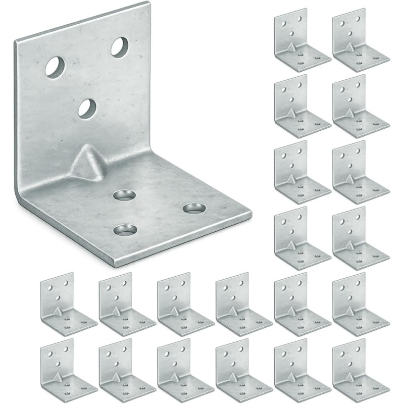 20 x Conectores en ángulo (30 x 30 x 30) Escuadra