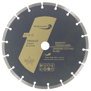 PRODIAMANT disco de diamante universal 230 x 22,2