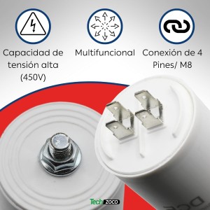 Condensador de arranque para motor eléctrico, Cond