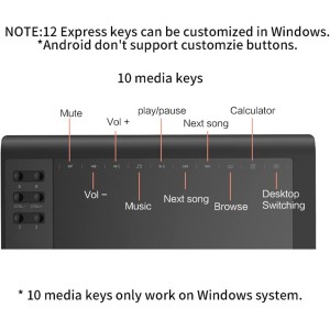 Tablet Grafica de escritura 10moons G10