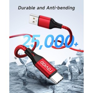 RAVIAD Cable USB C [3Pack 2M] Cable USB C Carga Ra