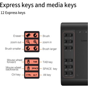 Tablet Grafica de escritura 10moons G10