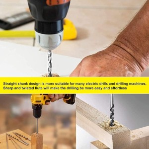 Broca Helicoidal de 4 mm Extra Larga, 200mm HSS Wa