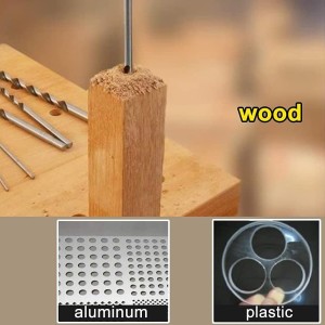 Broca Helicoidal de 4 mm Extra Larga, 200mm HSS Wa