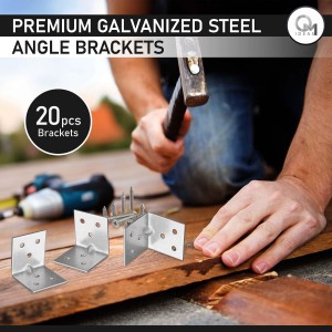 20 x Conectores en ángulo (30 x 30 x 30) Escuadra