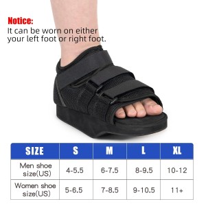 Zapato Curativo Descargable del Antepié, Zapato Po