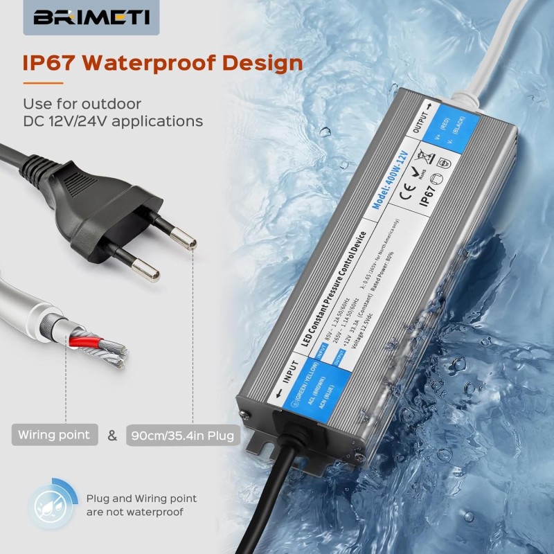 Transformador 220V a 24V 100W 4,2A LED