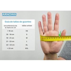 ARNOMED Guantes nitrilo talla XL azul, 200 Uds.