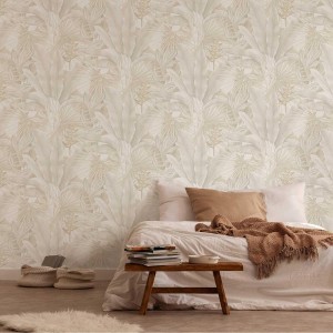 Livingwalls Papel pintado jungle 396474 en beige