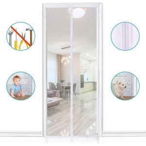 Puerta de Malla Magnética Apalus, Cortina Hecha de