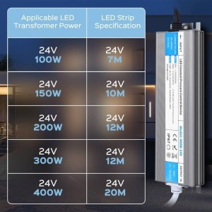 Transformador 220V a 24V 100W 4,2A LED