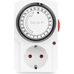 Garza 400600 Temporizador analógico, Blanco