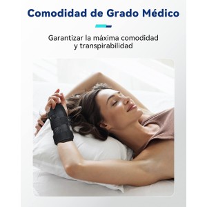 Muequera Tendinitis Mueca con 3 Férulas y Apertura