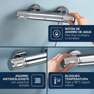 GROHE Precision Feel: Termostato bañera y ducha