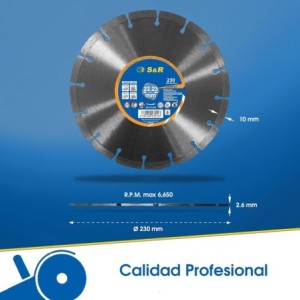 S&R Disco Diamante 230 Hormigón