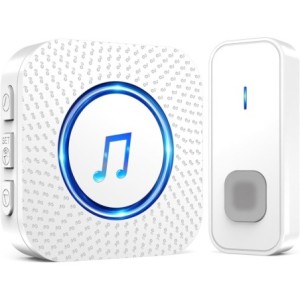 SURFOU Timbre Inalámbrico Exterior Interior