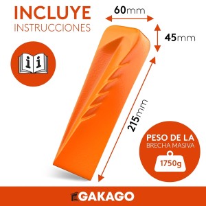 Cuña de división para Madera