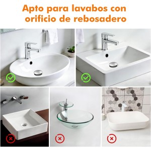 Ibergrif Tapón Pop Up para Lavabo