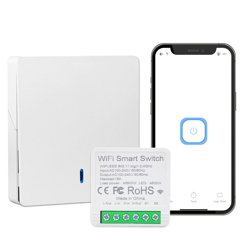 Ewelink Smart Switch 16A Mini Módulo Relé WiFi