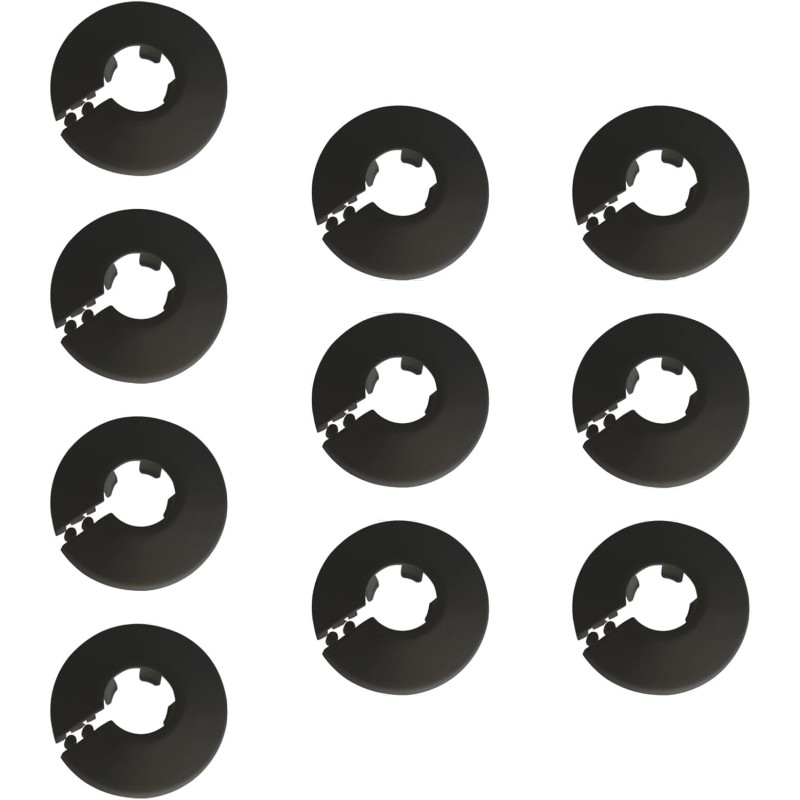 10 unidades de rosetas para tubos de calefacción