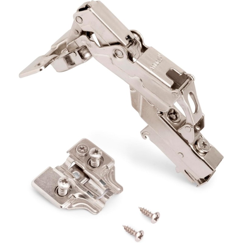 Emuca - Pack de 2 bisagras de cazoleta Ø35mm 165°