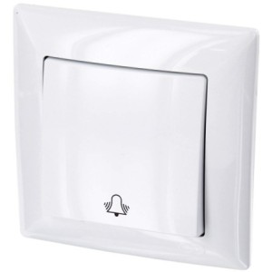 Pulsador empotrado, símbolo de timbre, Serie G1 co