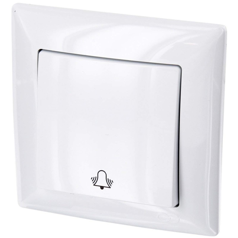 Pulsador empotrado, símbolo de timbre, Serie G1 co