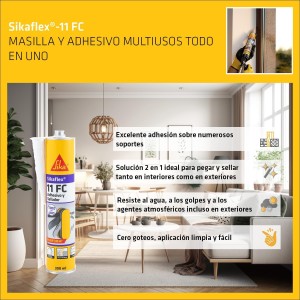 SIKA - Masilla adhesivo multiusos - Sikaflex 11 FC