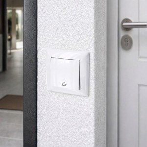 Pulsador empotrado, símbolo de timbre, Serie G1 co