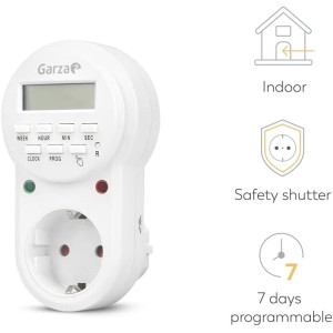 Garza - Enchufe Temporizador Programador Digital