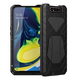 Funda de Metal de silicona a prueba de impactos para Samsung Galaxy A80