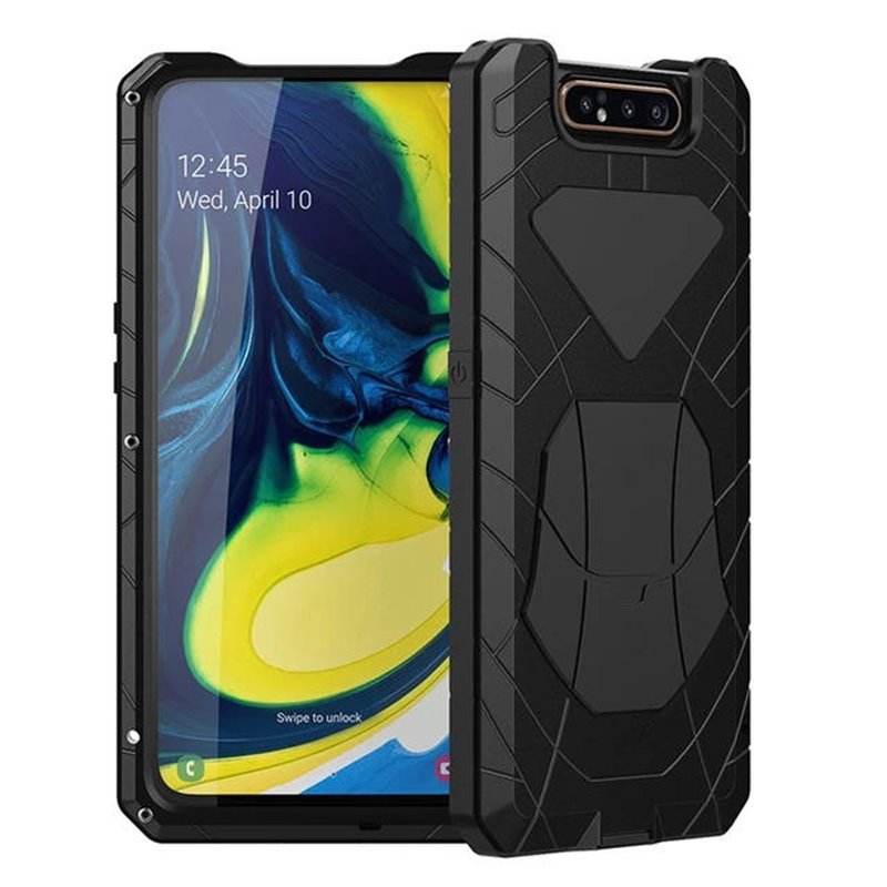 Funda de Metal de silicona a prueba de impactos para Samsung Galaxy A80 Funda de Metal de silicona a prueba de impactos para Samsung Galaxy A80