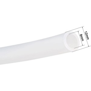 Yesallwas Tubo de silicona flexible 8mm ID x OD 12