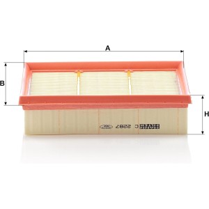 MANN-FILTER C 2287 Filtro de aire - para Automóvil