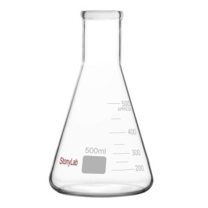stonylab 1-Paquete 500ml Matraz Erlenmeyer de Boca