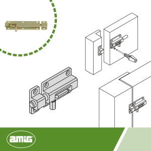 Amig - Pasador de Sobreponer para Puertas Mod.501