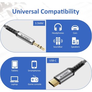 Cable USB C a Jack 3.5 mm. 1.2M