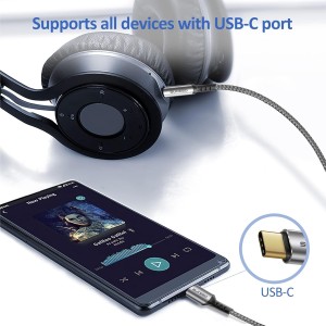 Cable USB C a Jack 3.5 mm. 1.2M