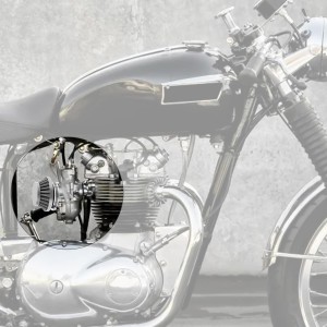 Filtro de aire de la motocicleta 58 mm