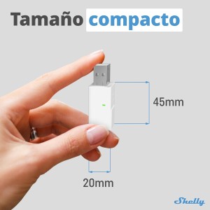 Shelly BLU Gateway – Pasarela Bluetooth a Wi-Fi con Conector USB-A