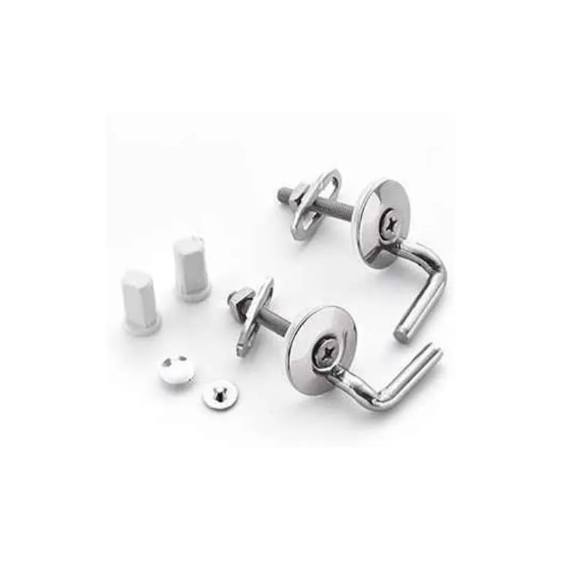 Juego de bisagras para asiento de inodoro serie Connect, EW00467, Neutro