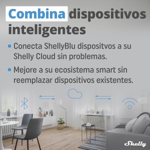 Shelly BLU Gateway – Pasarela Bluetooth a Wi-Fi con Conector USB-A