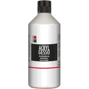 Marabu 12040075808 - Acrílico Gesso blanco 500 ml