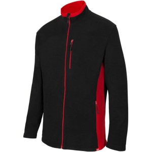 Velilla 201504, Chaqueta polar bicolor,color Negro y Rojo, Talla 3XL